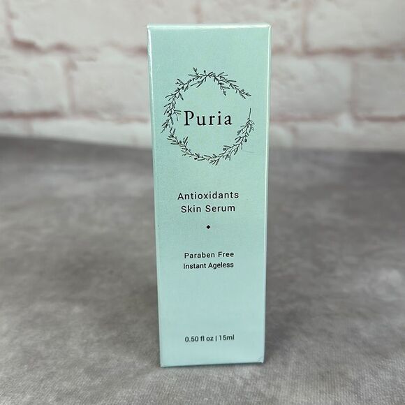 Puria Antioxidants Skin Serum Paraben Free Instant Ageless .50 Oz - Picture 1 of 3